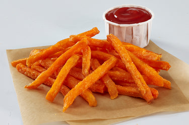 Image of COM: Potato Sweet Fries 5/16 in. Straight Cut - 6 x 2.5 Pounds